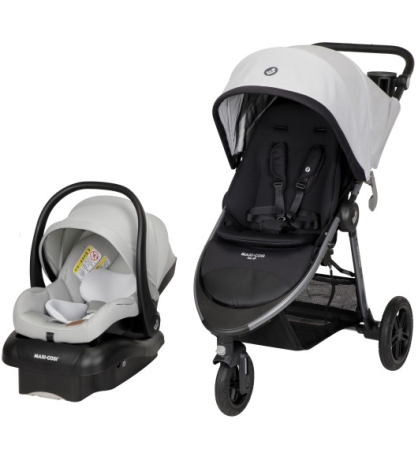 Gia XP Luxe 3-Wheel Travel System - Midnight Moon