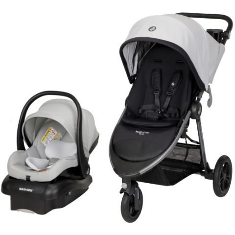 Gia XP Luxe 3-Wheel Travel System - Midnight Moon